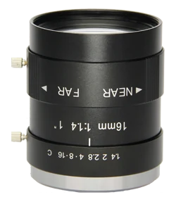 16 mm, 1", 5 MP, C-mount Obiettivo per visione artificiale industriale, -0.016x ~ -0.146x, F1.4 Iris manuale (LS-S1MV1614-5MC)