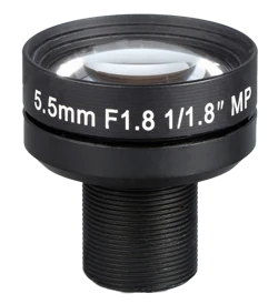 5.5 mm, 1/1.8", 3 MP, M12-mount Obiettivo a Bassa Distorsione M12 (LS-SND5518IR-3ML)