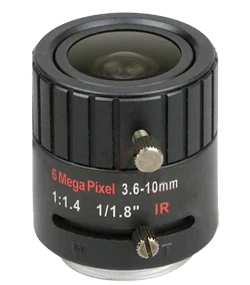 3.6-10 mm, 1/1.8", 6 MP, CS-mount Obiettivo varifocale CCTV (LS-SVD3610IR-6M)