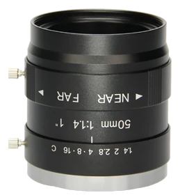 50 mm, 1", 5 MP, C-mount Machine-Vision-Objektiv, F1.4 Manueller Irisblenden (LS-S1MV5014-5MC)