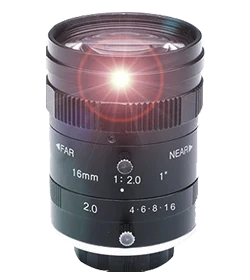 16 mm, 1", 5 MP, C-mount obiettivo per visione artificiale industriale, F1.4 iride manuale (LS-S1MV1614-5M)