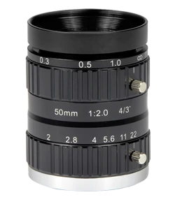 50 mm, 4/3", 10 MP, C-mount Machine-Vision-Objektiv (LS-S43MV5020-10M)