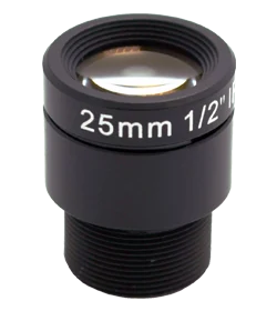 25 mm, 1/2", 4 MP, M12-mount Low-Distortion M12 Objektiv (LS-SBF3137BLIR-4M)