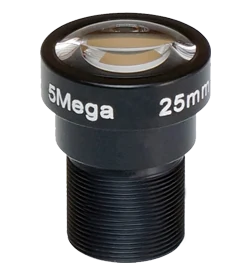 25 mm, 2/3", 5 MP, M12-mount Low-Distortion M12 Objektiv (LS-S23ND2518-5M)