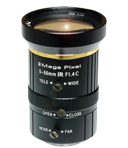 5-50 mm, 1/2.5", 3 MP, C-mount 변초점 CCTV 렌즈 (LS-SVM0550IR-3MS)