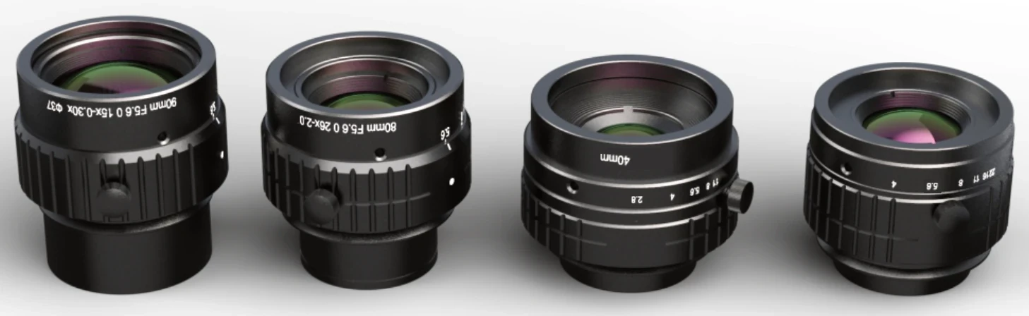 Objectif pour caméra linéaire haute résolution 8K