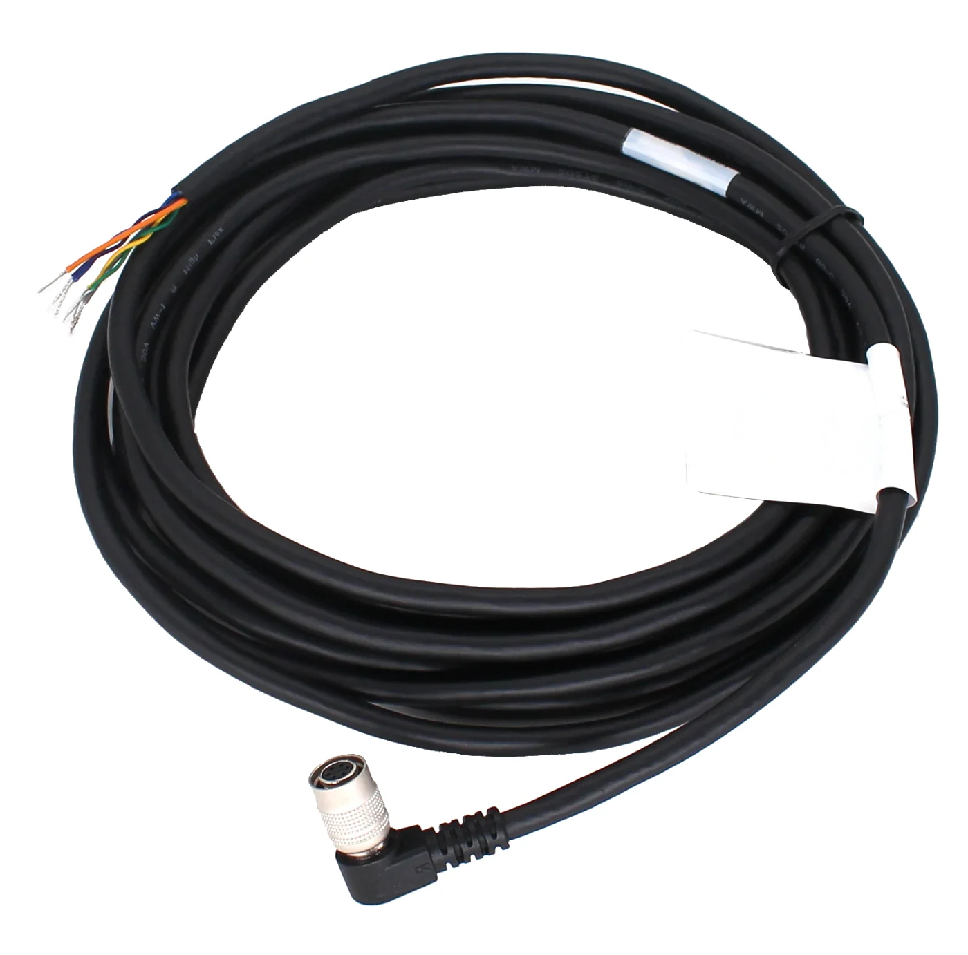 Cavo di alimentazione e I/O per telecamera, P7 6-pin, femmina, lato sinistro verso apertura, 3 m, per catena portacavi (LS-ACP-H6P-LEFT-OPEN-HF-3M)